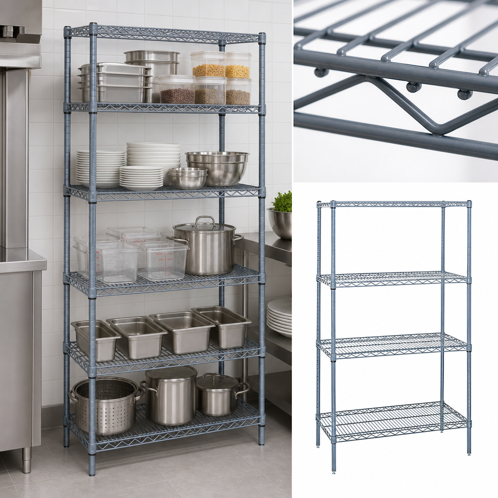 Five Wire Shelves