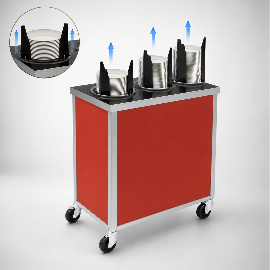 Self-Elevating Dispensing Tubes