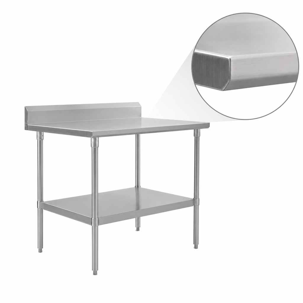 16-Gauge Stainless Steel Top