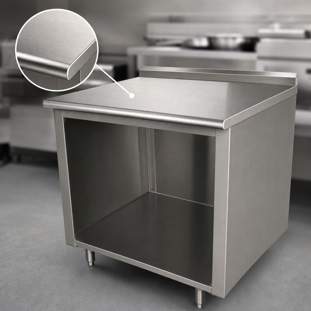 14-Gauge 304 Stainless Steel Top