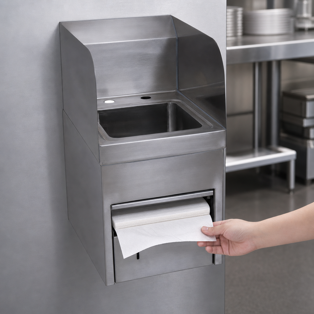 Integrated Towel Dispenser