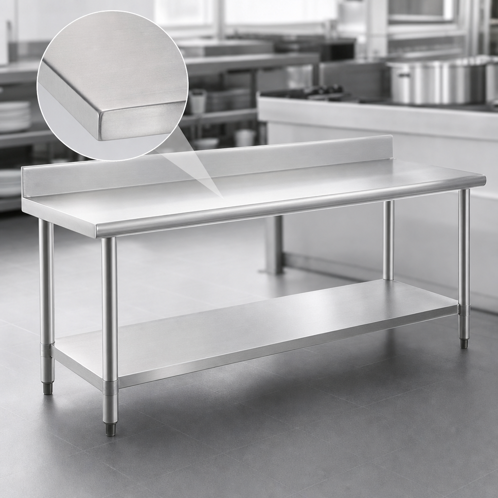 14-Gauge Stainless Steel Top