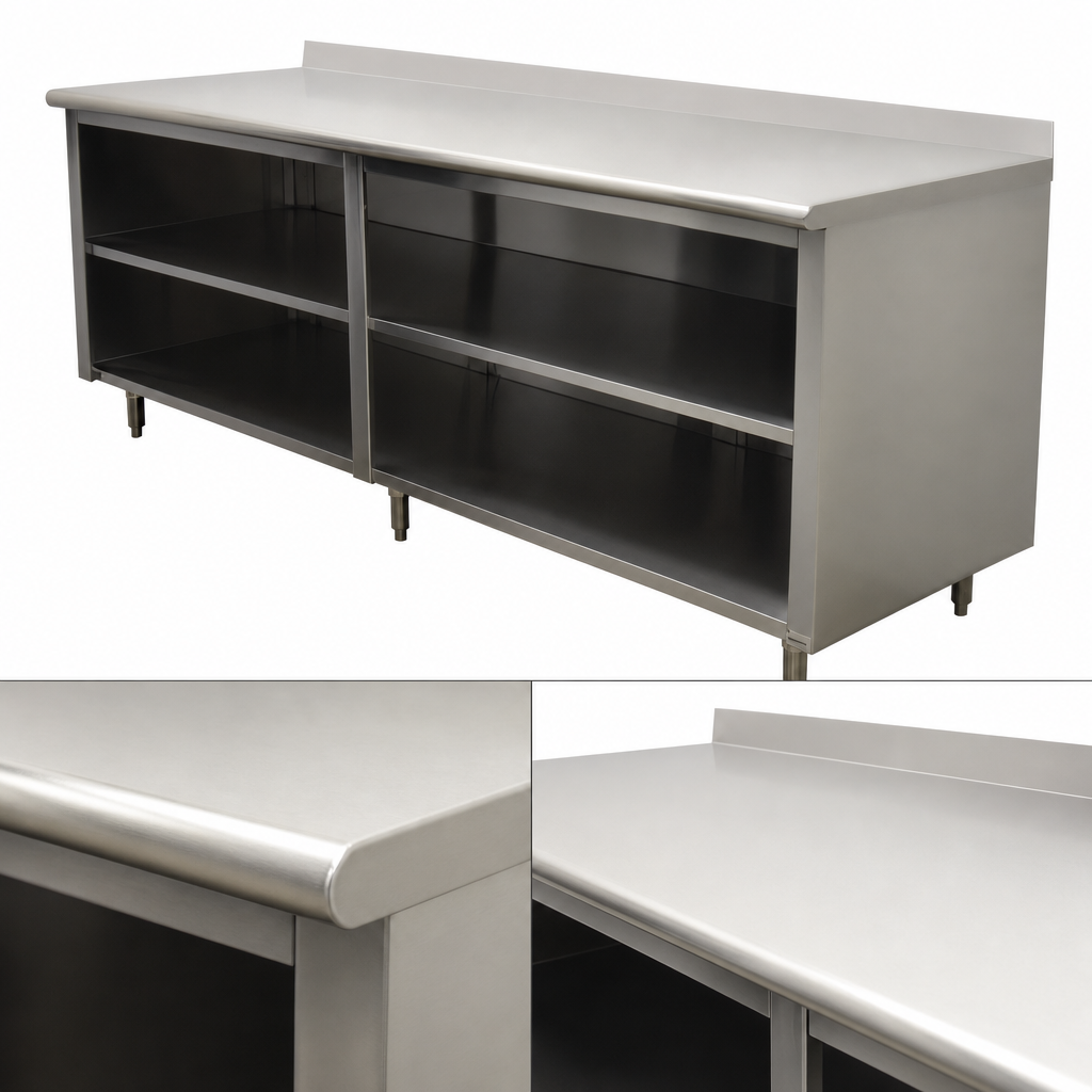 16-Gauge 304 Stainless Steel Top
