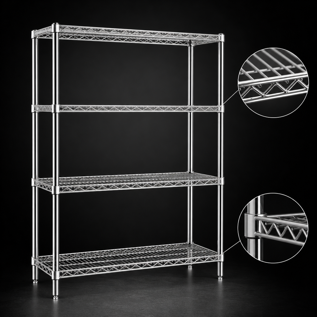 Patented QuadTruss Shelves