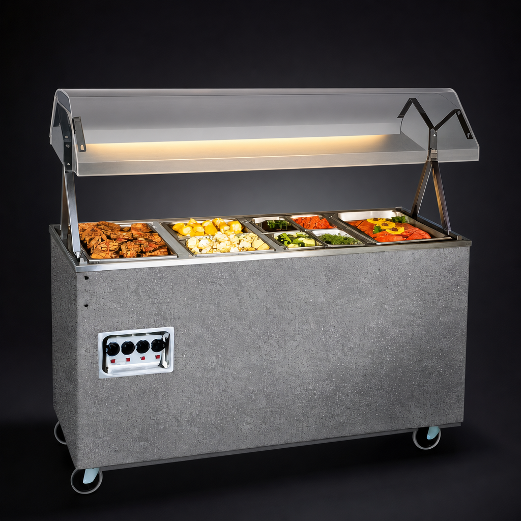 Buffet Breath Guard with Lights