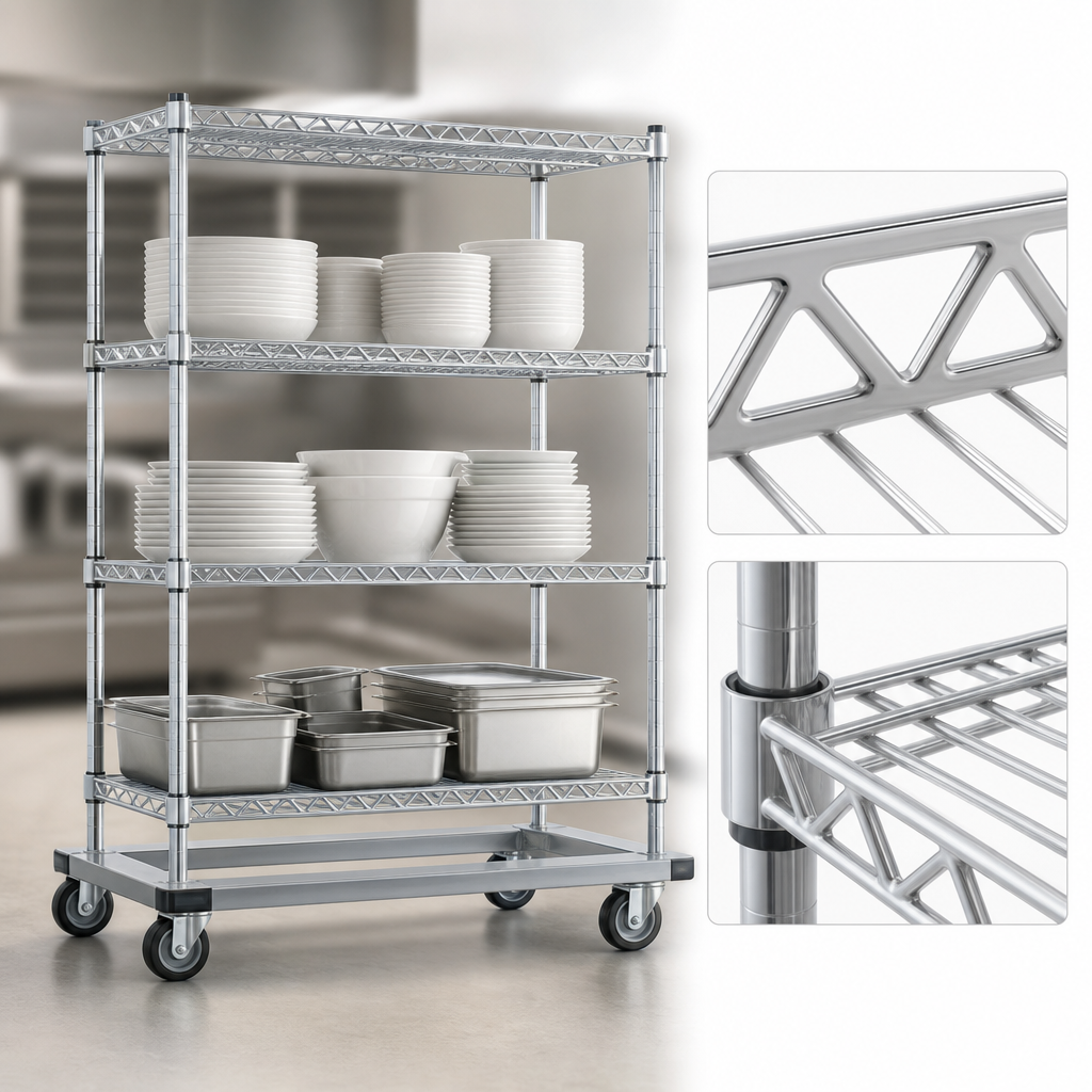 Patented QuadTruss Shelves