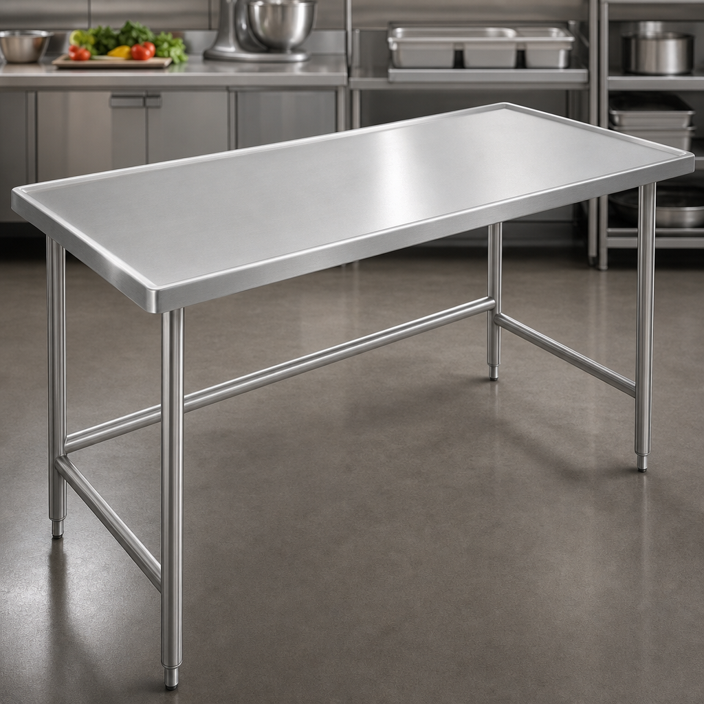 14-Gauge 304 Stainless Steel Top