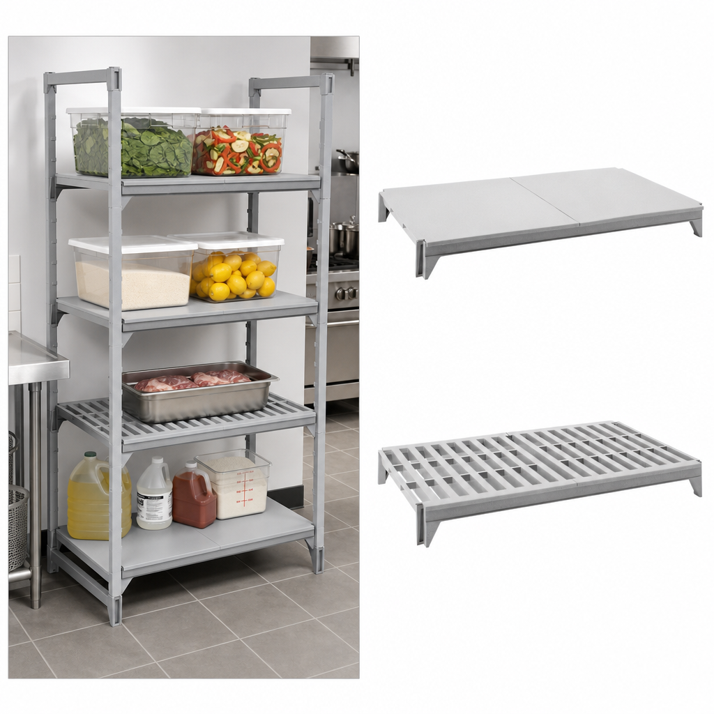 Vented And Solid Shelf Plates