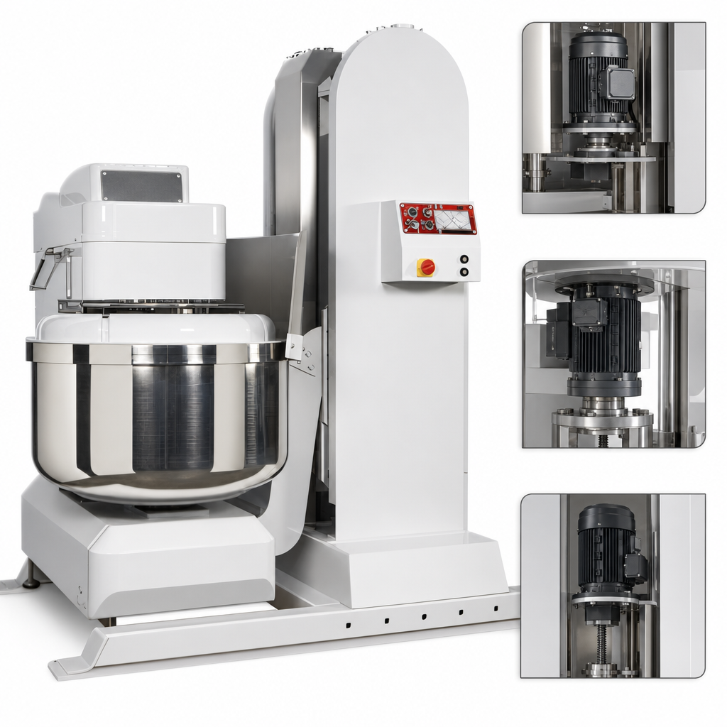 Independent Bowl, Spiral, And Lift Motors