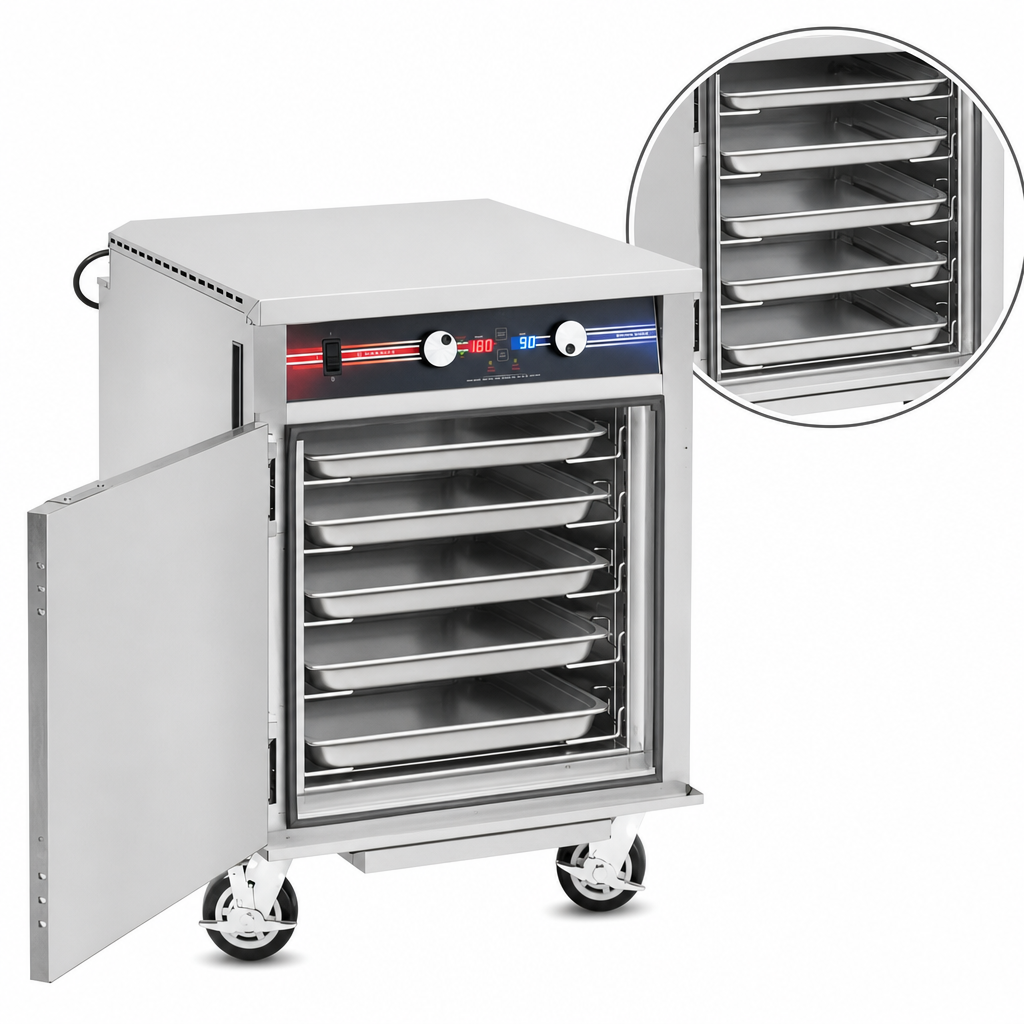 Six Full-Size Tray Capacity