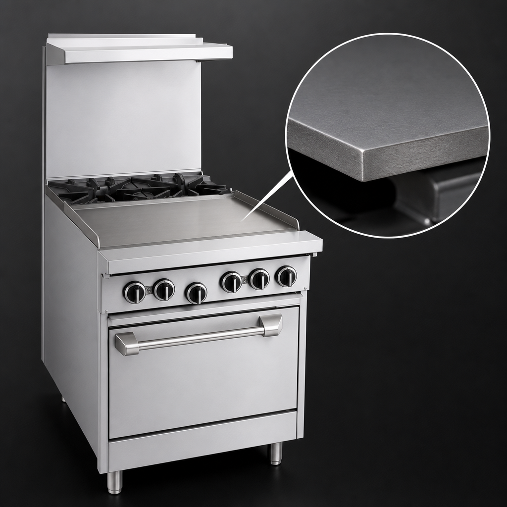 5/8-Inch Smooth Steel Griddle Plate