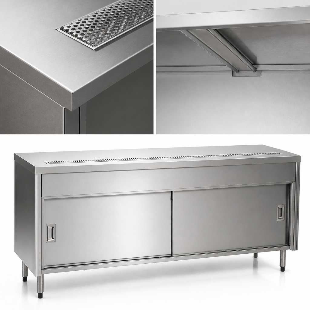 16-Gauge Stainless Steel Top