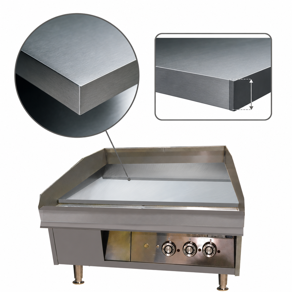 1-Inch Steel Griddle Plate