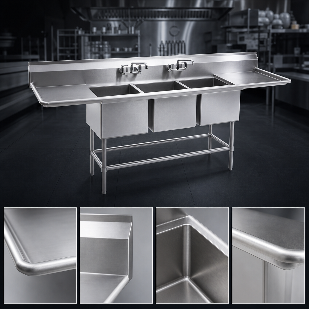 Heavy-Duty Stainless Steel Construction