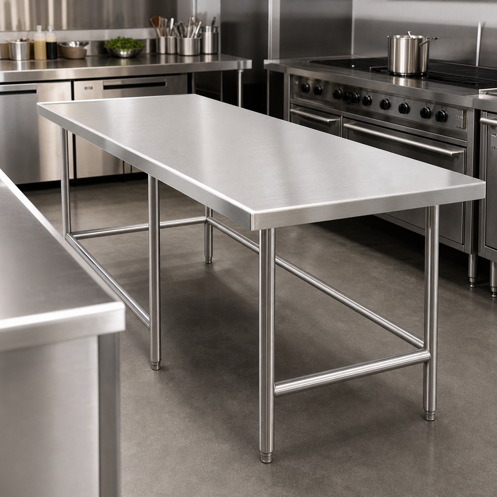 14-Gauge 304 Stainless Steel Top