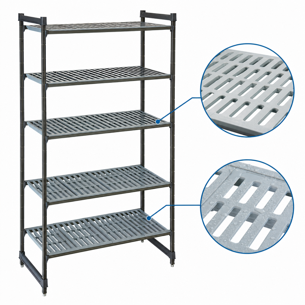 Vented Polypropylene Shelf Plates