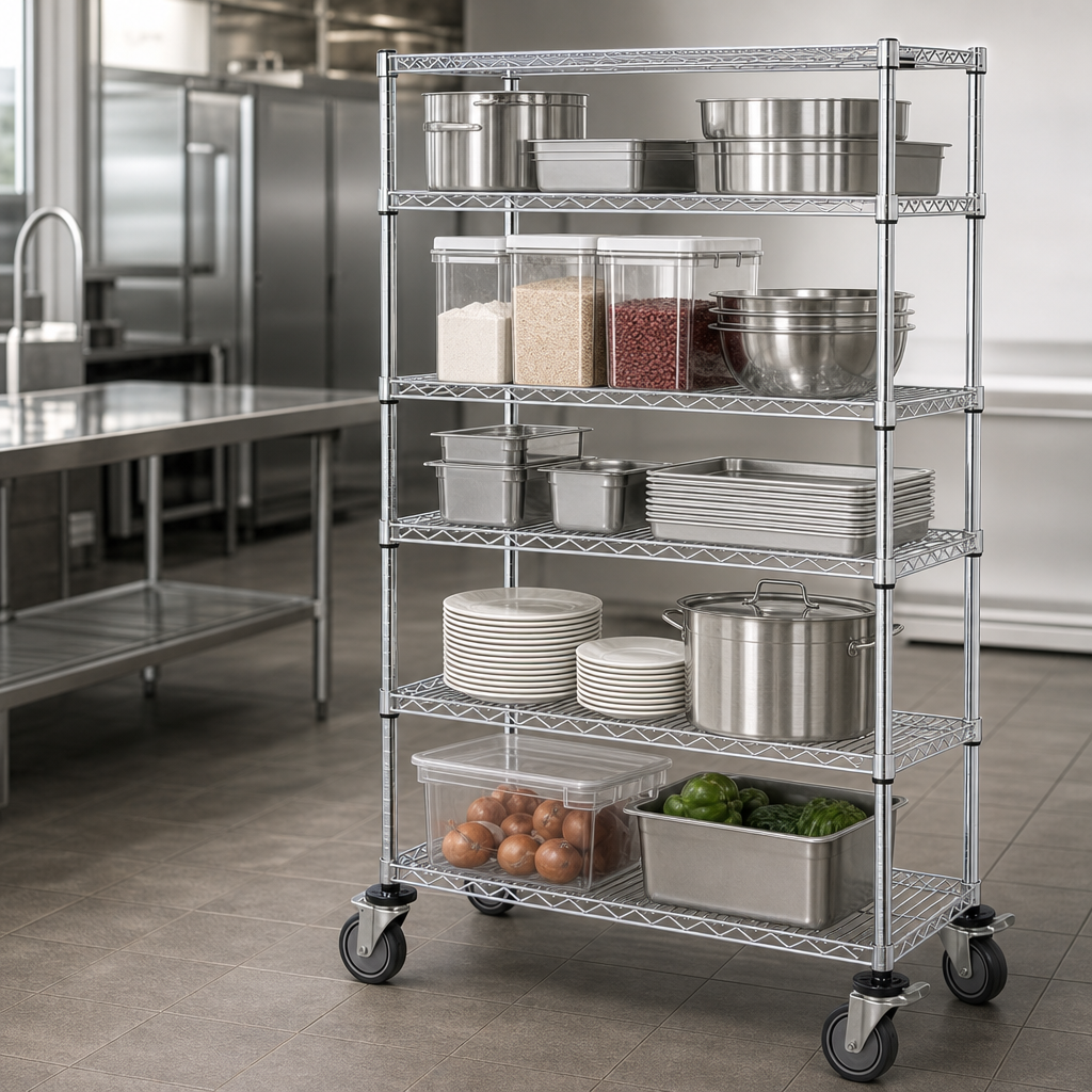 Five Wire Shelves
