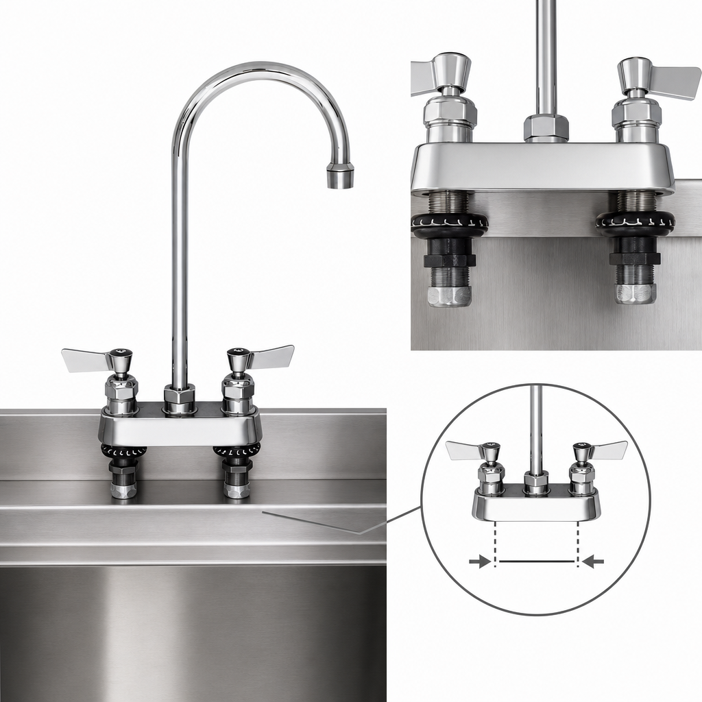 4-Inch Center Deck Mount