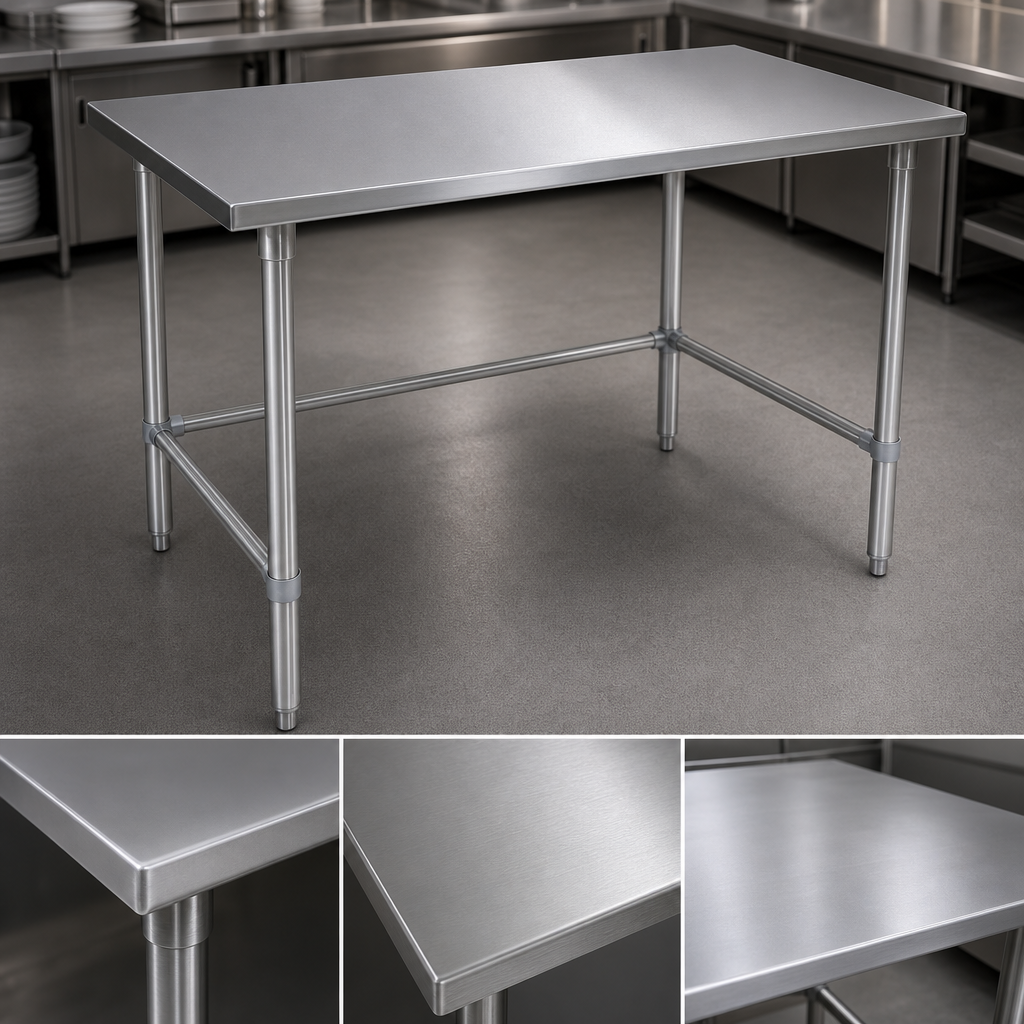 14-Gauge Stainless Steel Top