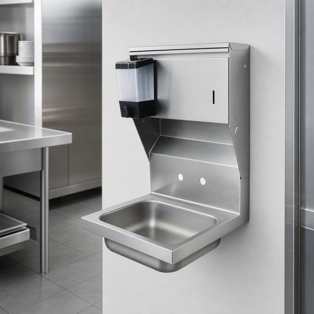 Wall-Mounted Hand Sink