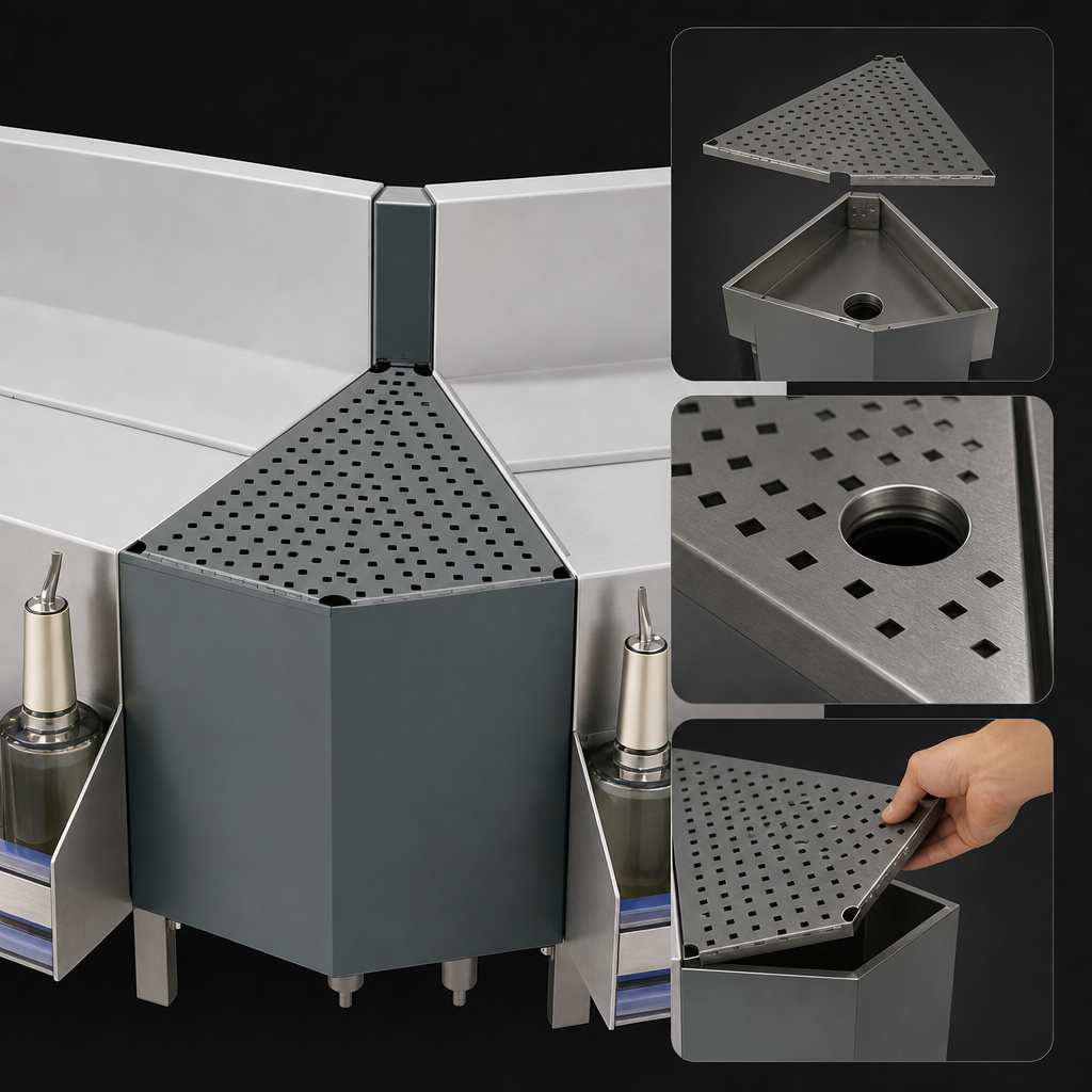 Removable Perforated Drainboard Top