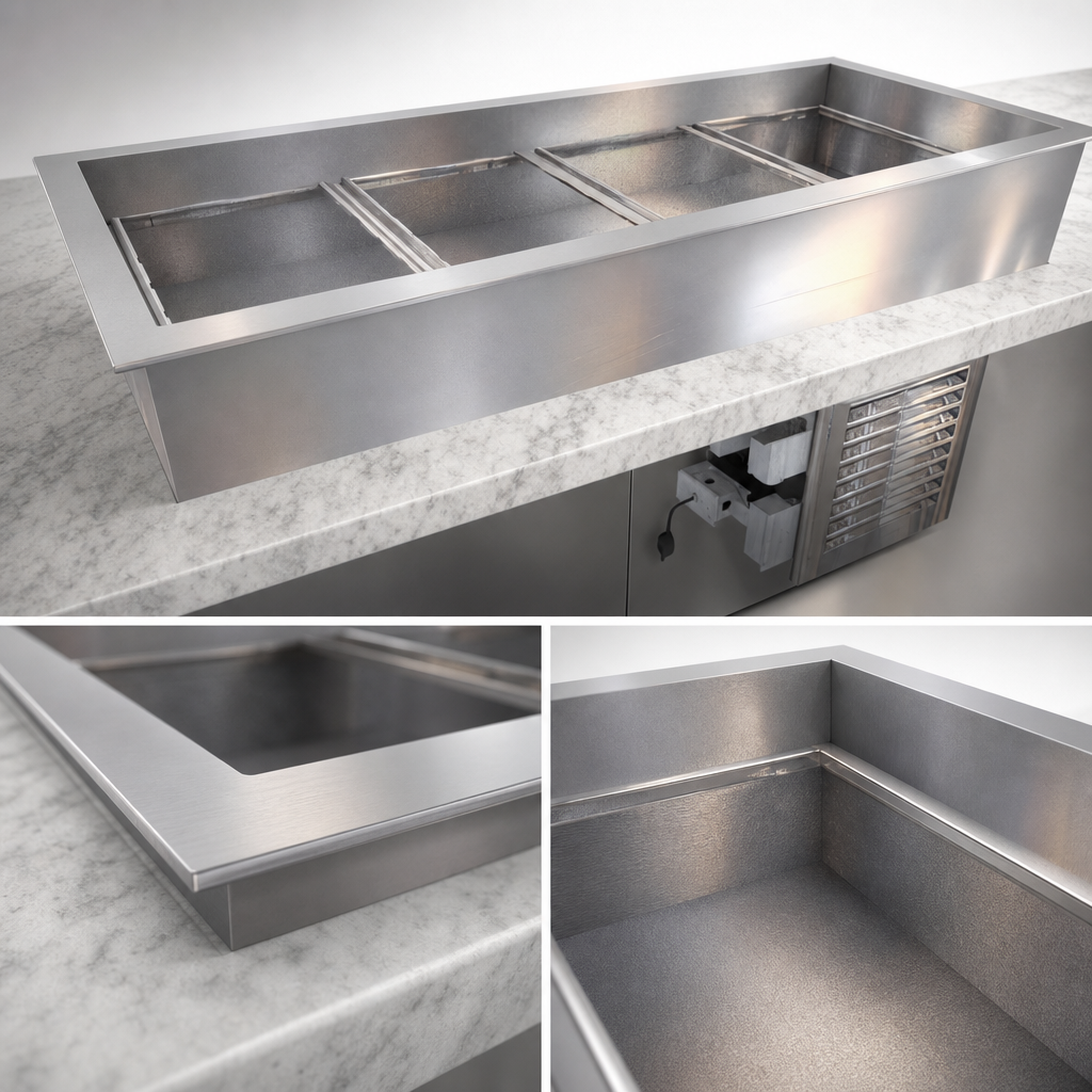Heavy Gauge Stainless Steel Top
