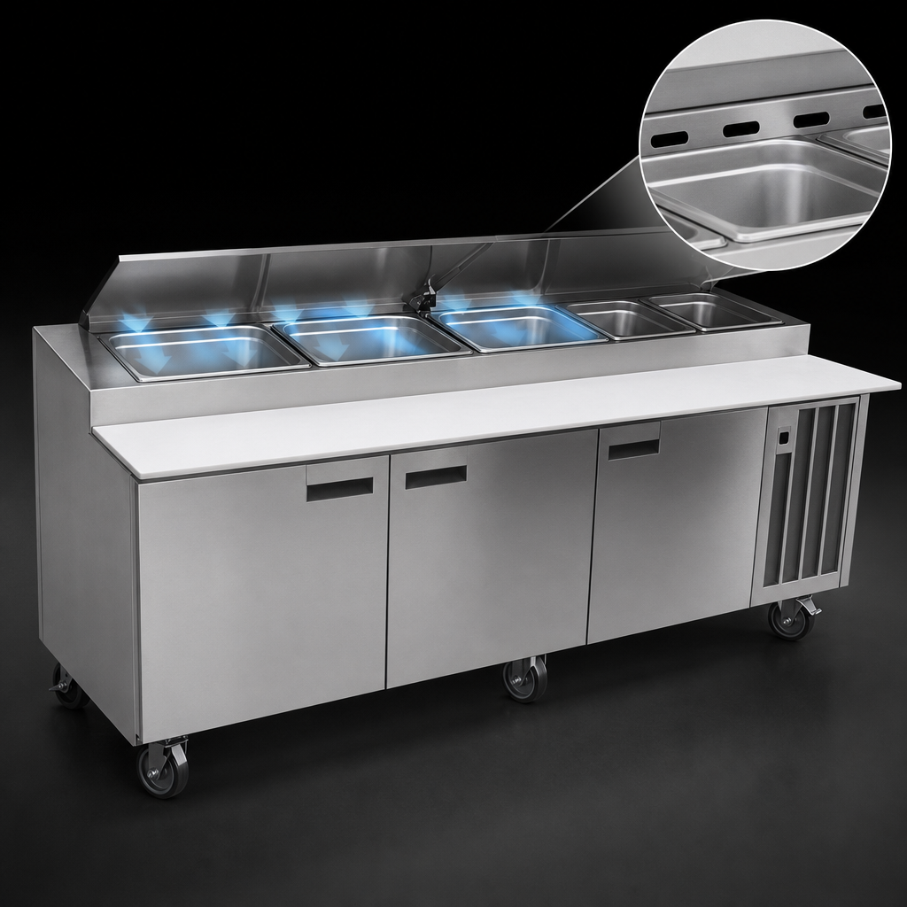 LiquiTec Refrigerated Raised Rail
