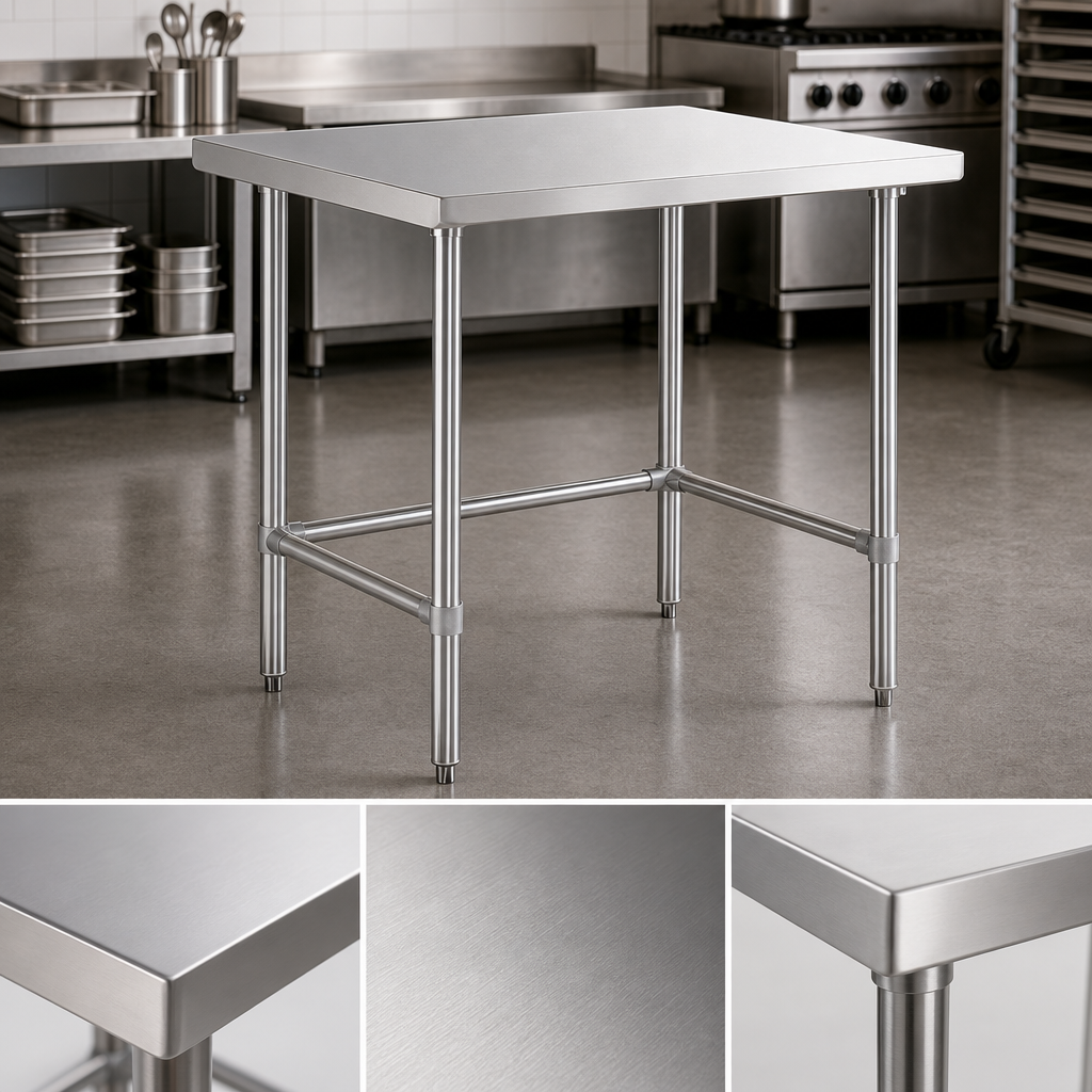 18-Gauge 430 Stainless Steel Top