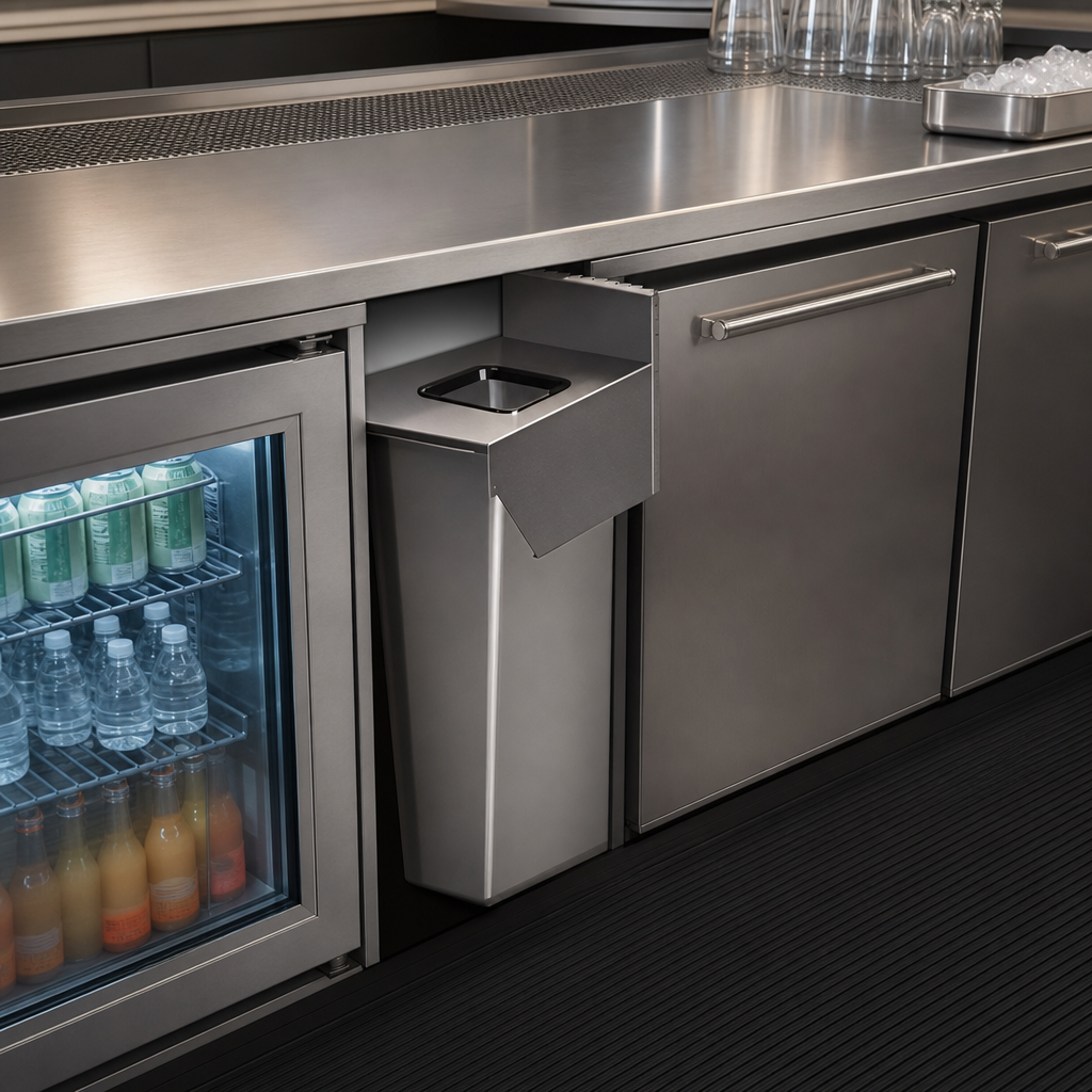 Concealed Trash Storage