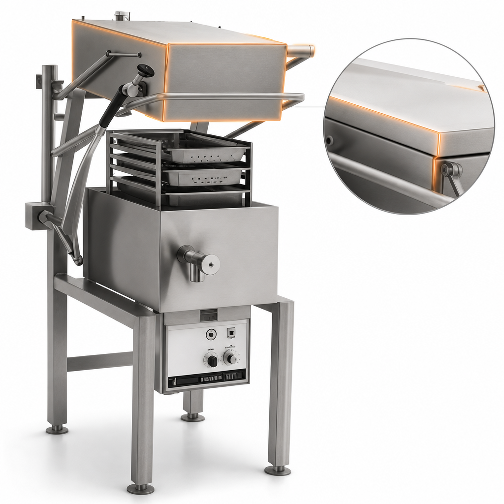 Gas-Fired, Low Lid Profile Design