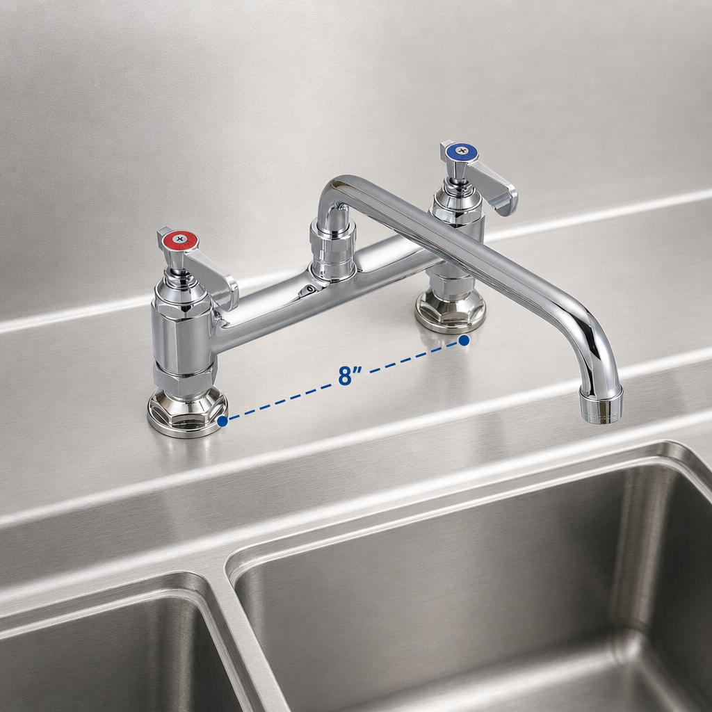 8-Inch Deck Mount Spacing