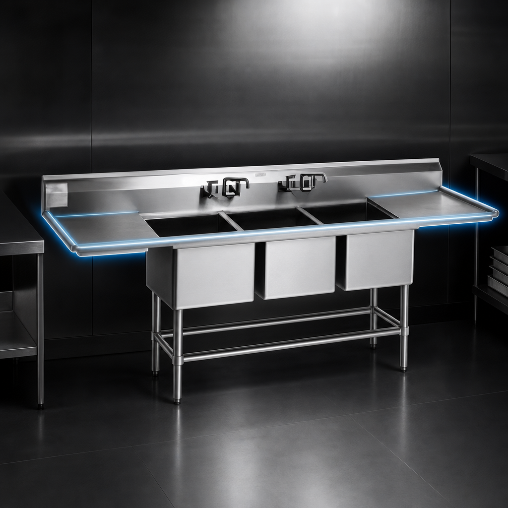 Dual 30-Inch Drainboards