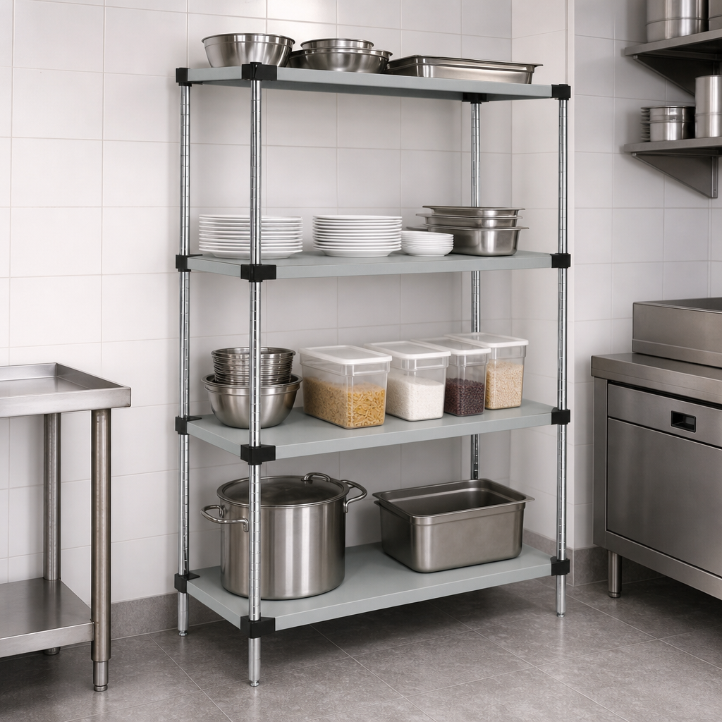 4 Solid Shelves