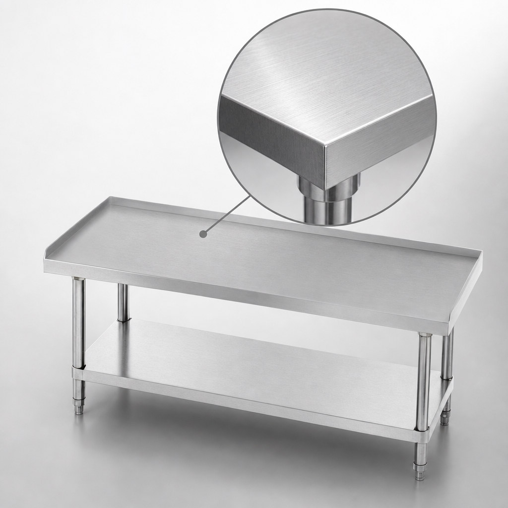 16 Gauge Stainless Steel Top