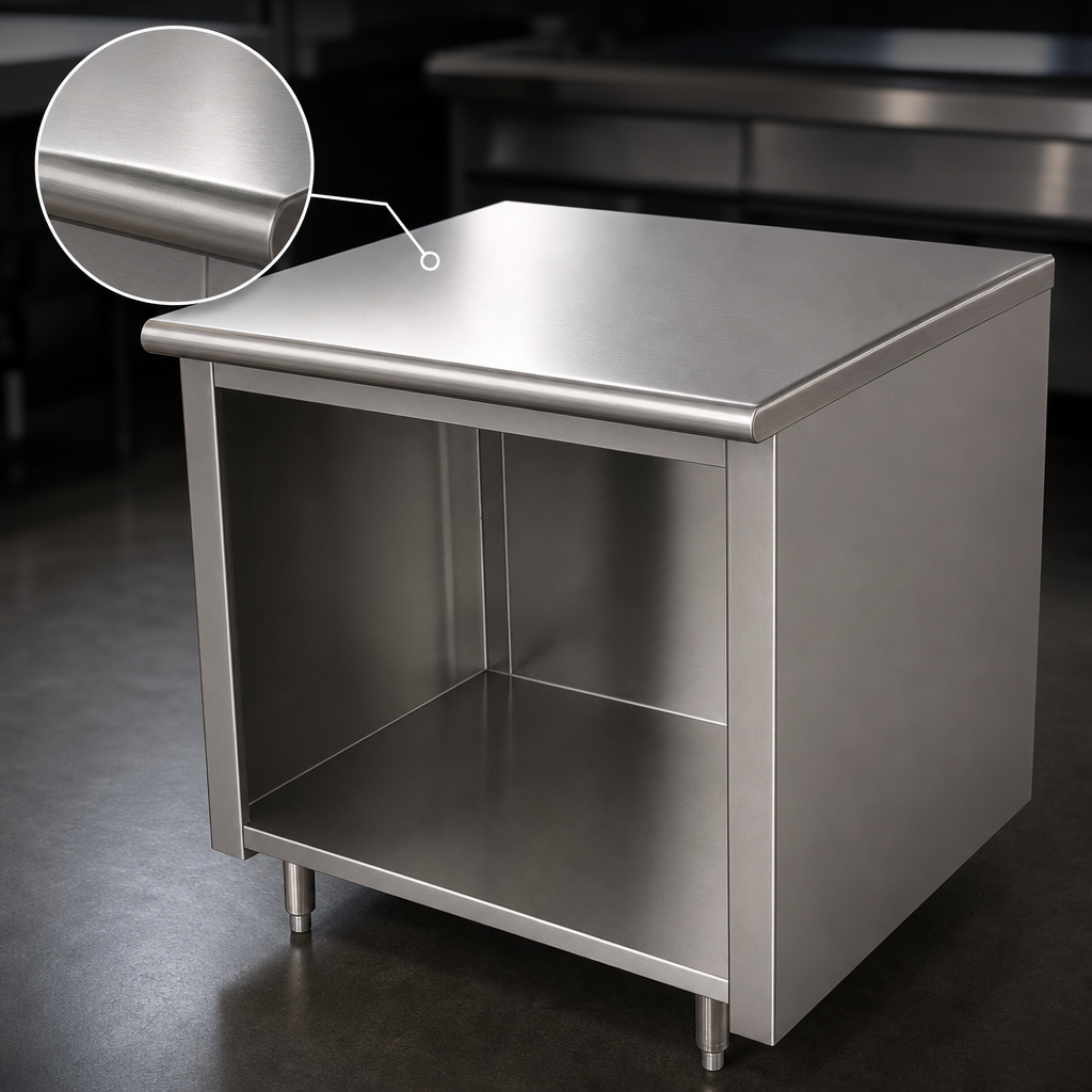 14-Gauge 304 Stainless Steel Top