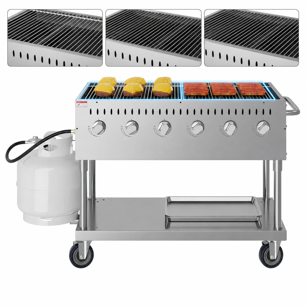 Three Heavy-Duty Grates