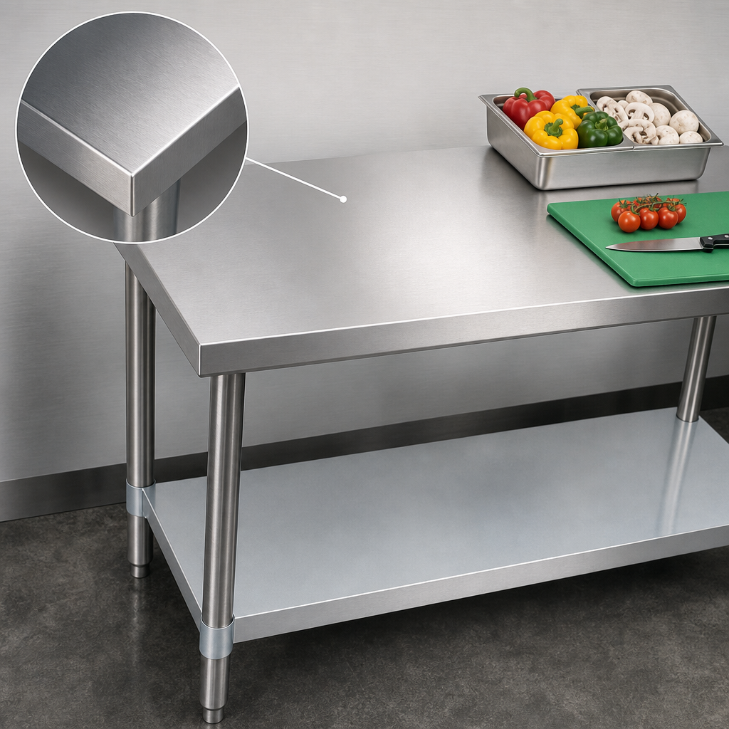 18-Gauge T-430 Stainless Steel Top
