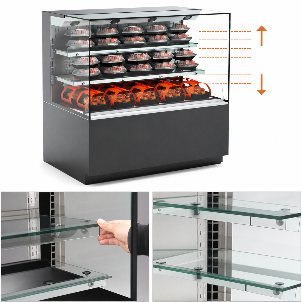 Adjustable Glass Shelving