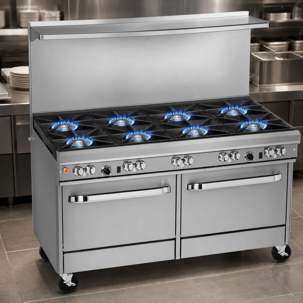 Nine-Burner Cooking Surface