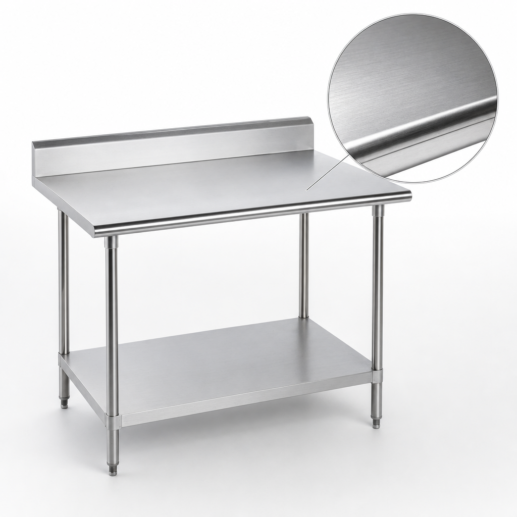 14-Gauge 304 Stainless Steel Top