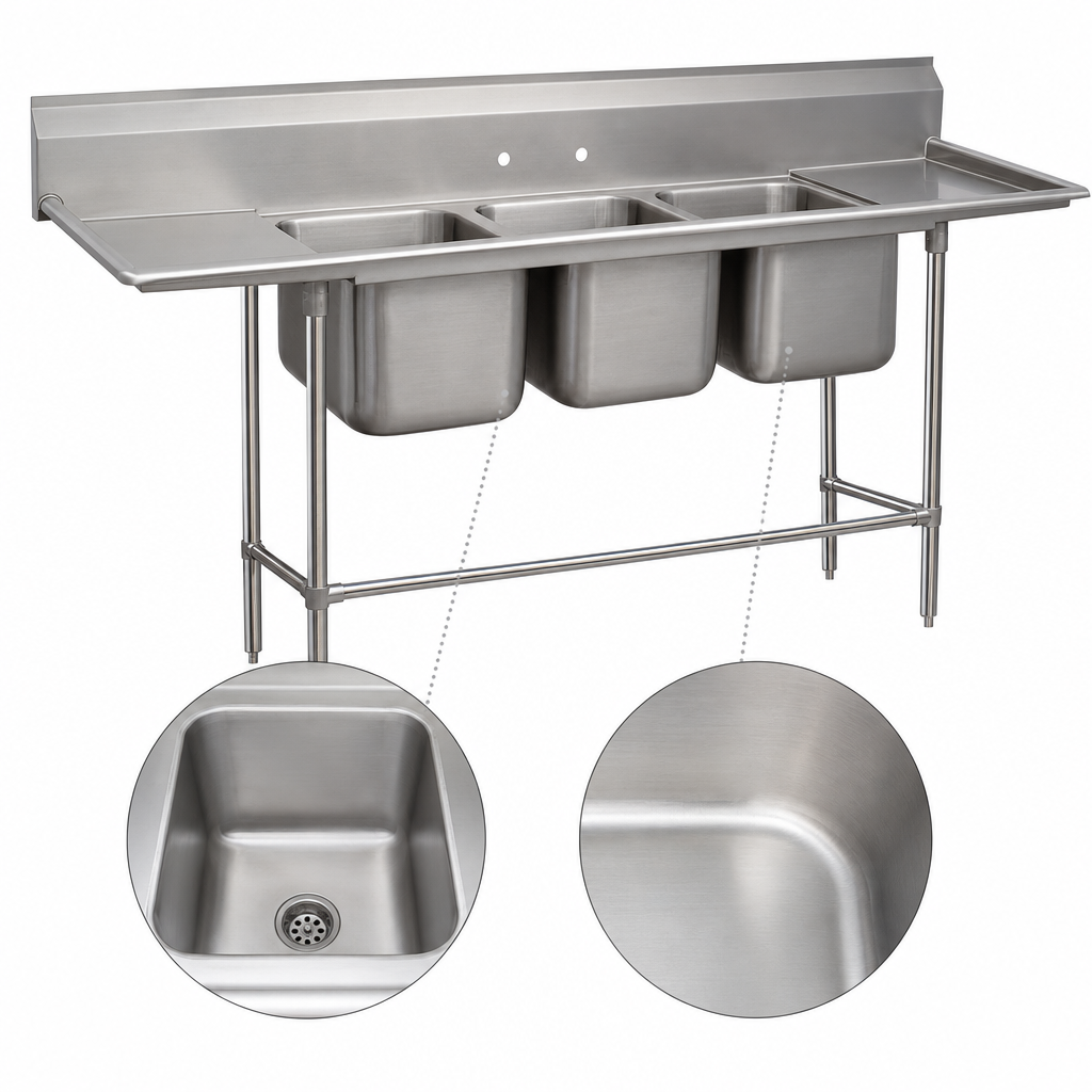 Deep Drawn Sink Bowls