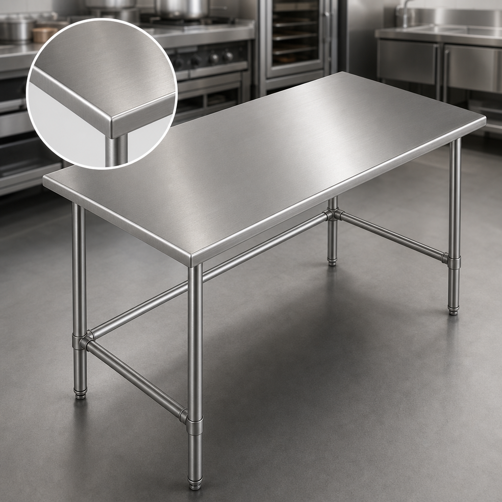 18/400 Stainless Steel Reinforced Top