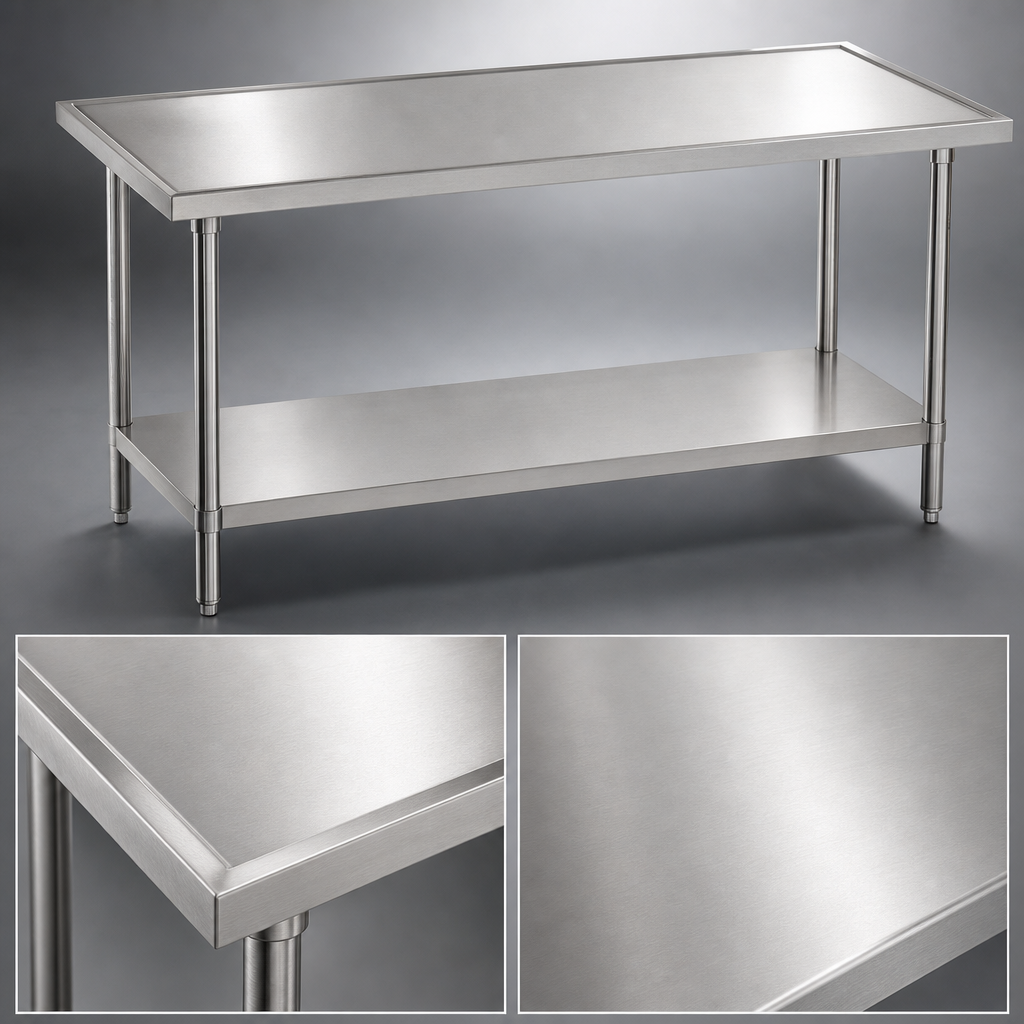 14-Gauge 304 Stainless Steel Top