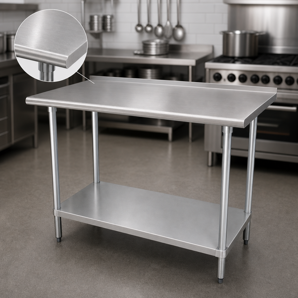 14-Gauge 304 Stainless Steel Top