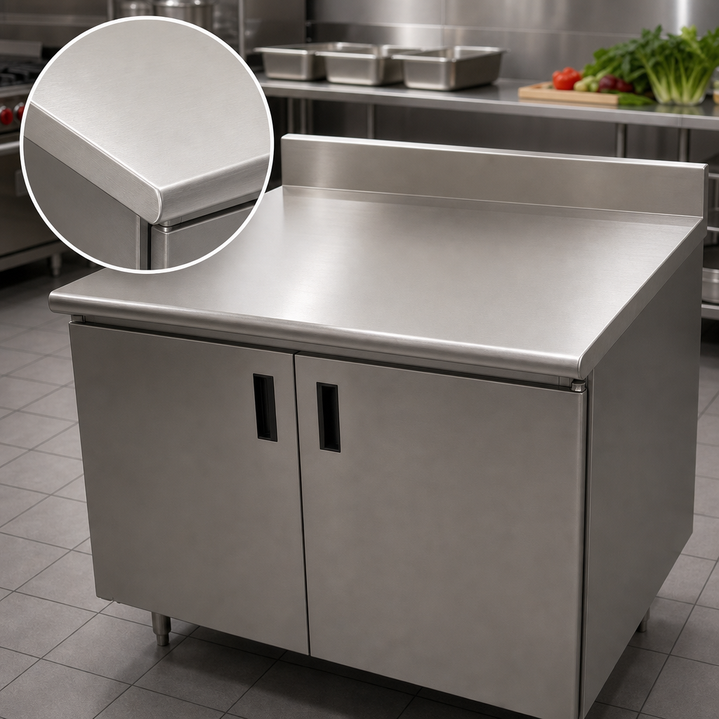 16 Gauge 304 Stainless Steel Top