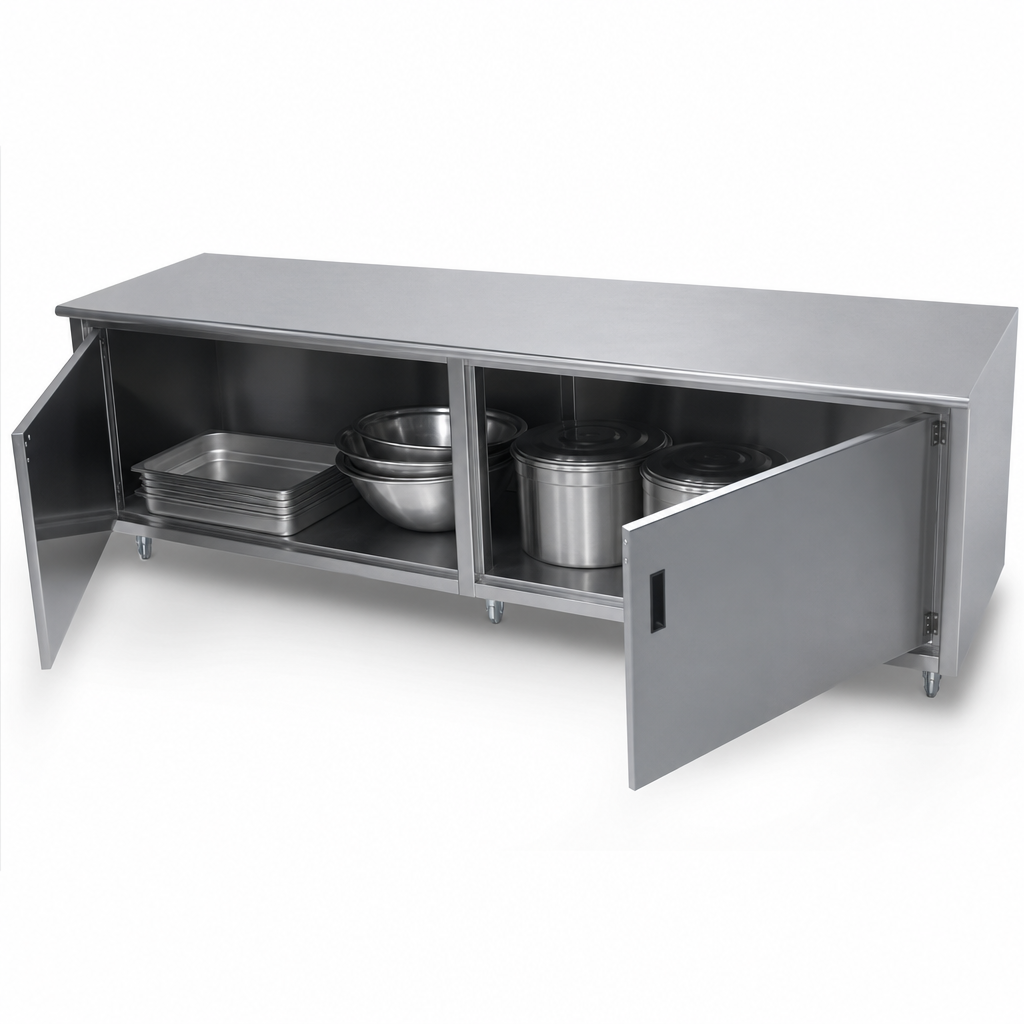 Cabinet Base With Hinged Doors
