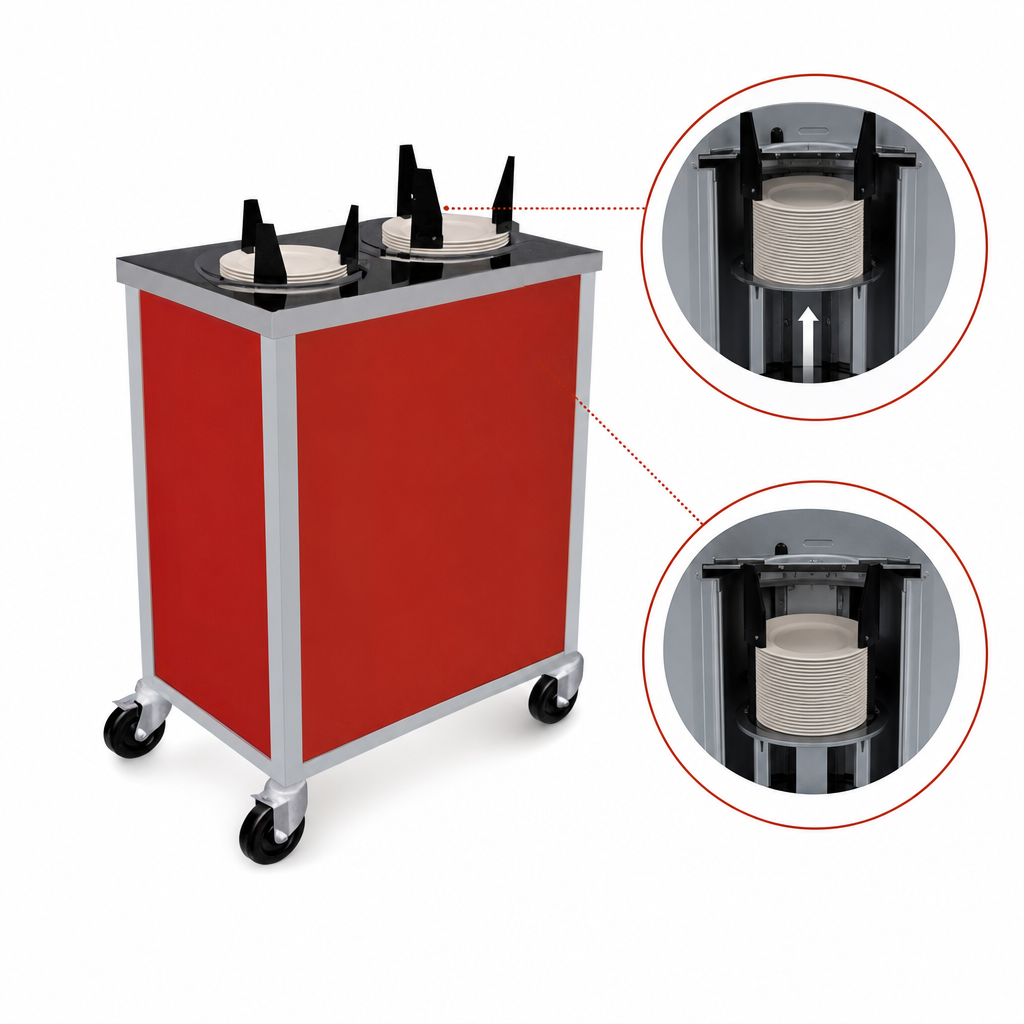 Self-Elevating Dispensing Tubes
