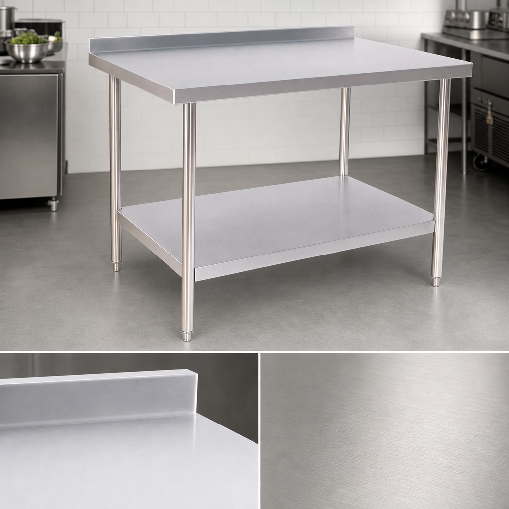 16-Gauge Stainless Steel Top