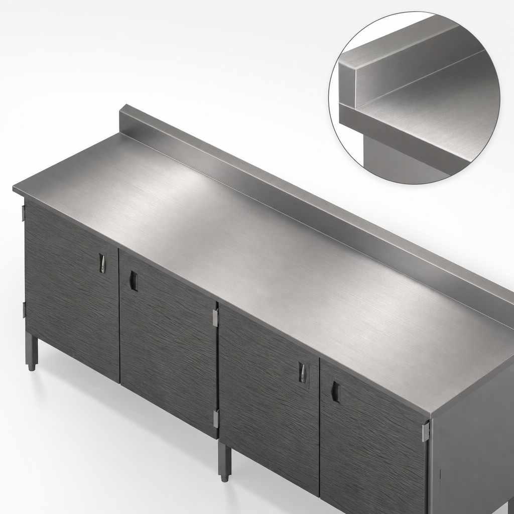 16-Gauge Stainless Steel Top