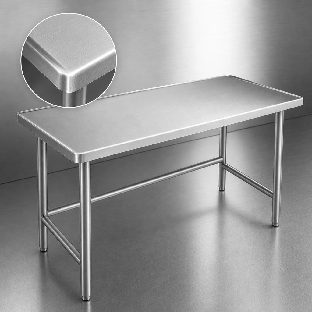 14-Gauge 304 Stainless Steel Top